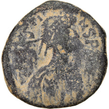 Moeda, Justin I, Follis, 518-527, Constantinople, VF(20-25), Cobre, Sear:62