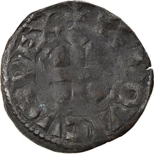 Moneta, Francia, Louis VIII-IX, Denier Tournois, MB, Biglione, Duplessy:188