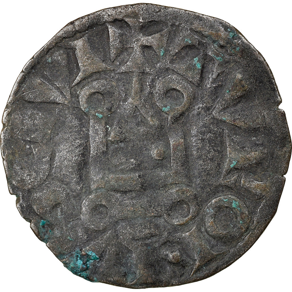 Münze, Frankreich, Louis VIII-IX, Denier Tournois, S+, Billon, Duplessy:188