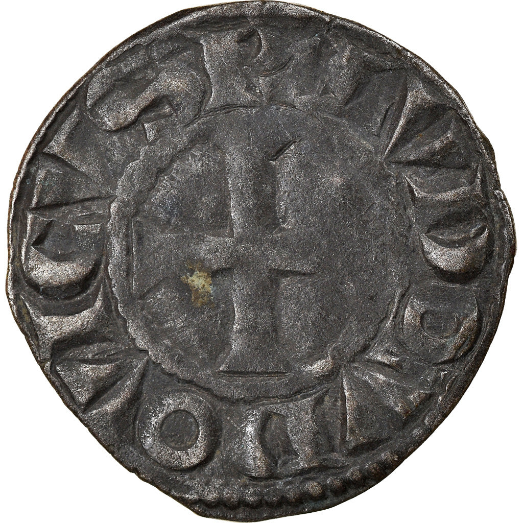 Monnaie, France, Louis VIII-IX, Denier Tournois, TB+, Billon, Duplessy:188