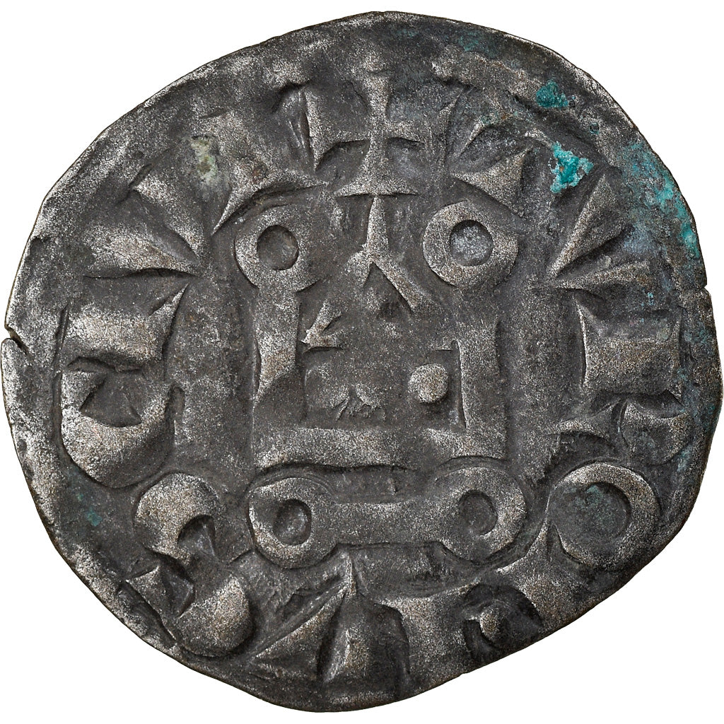 Coin, France, Louis VIII-IX, Denier Tournois, EF(40-45), Billon, Duplessy:188