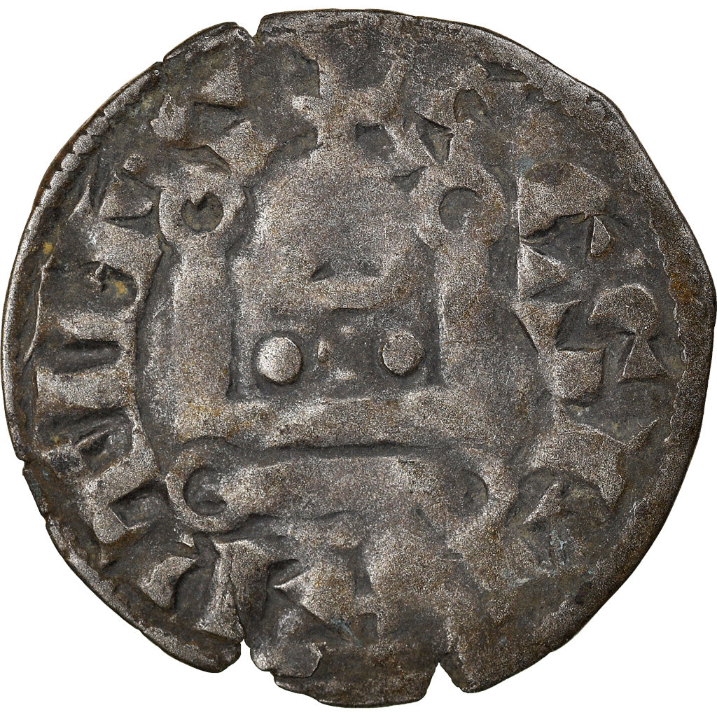 Moneta, Francja, Touraine, Denarius, Saint-Martin de Tours, VF(30-35), Srebro