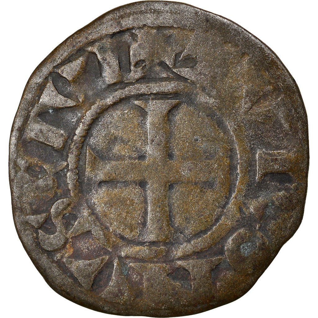 Coin, France, Touraine, Denarius, Saint-Martin de Tours, VF(30-35), Silver
