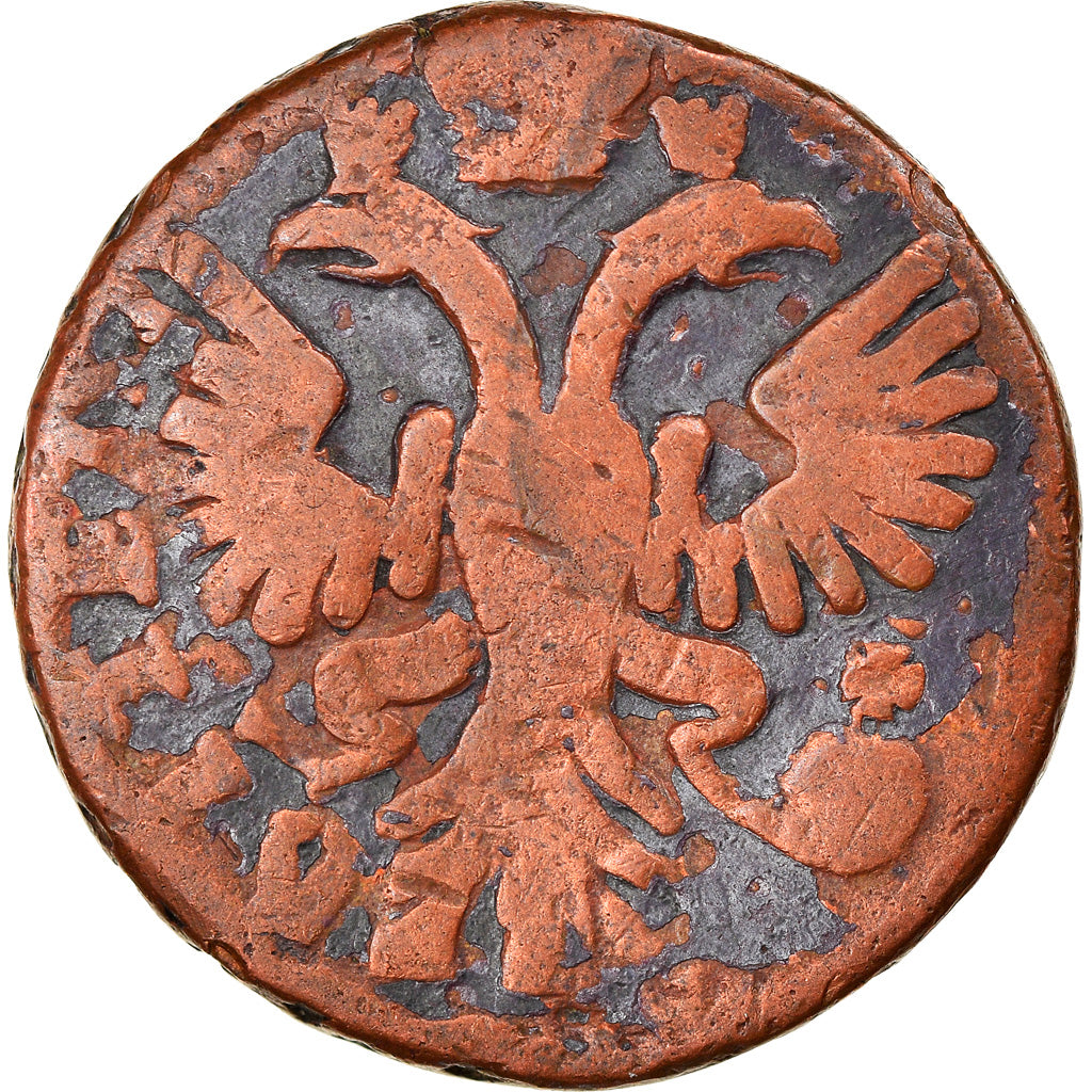 Munten, Rusland, Denga, 1/2 Kopek, 1734, FR, Koper, KM:188