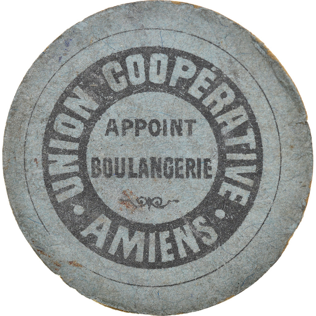 France, Jeton, Amiens, Union Coopérative, Appoint Boulangerie, TB+, Carton