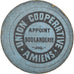 France, Jeton, Amiens, Union Coopérative, Appoint Boulangerie, TB+, Carton