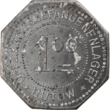 Moneda, Alemania, Offz. Kriegsgefangenenlager, Bütow, 1 Mark, MBC, Hierro