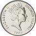 Coin, Solomon Islands, Elizabeth II, 20 Cents, 2005, MS(63), Nickel plated