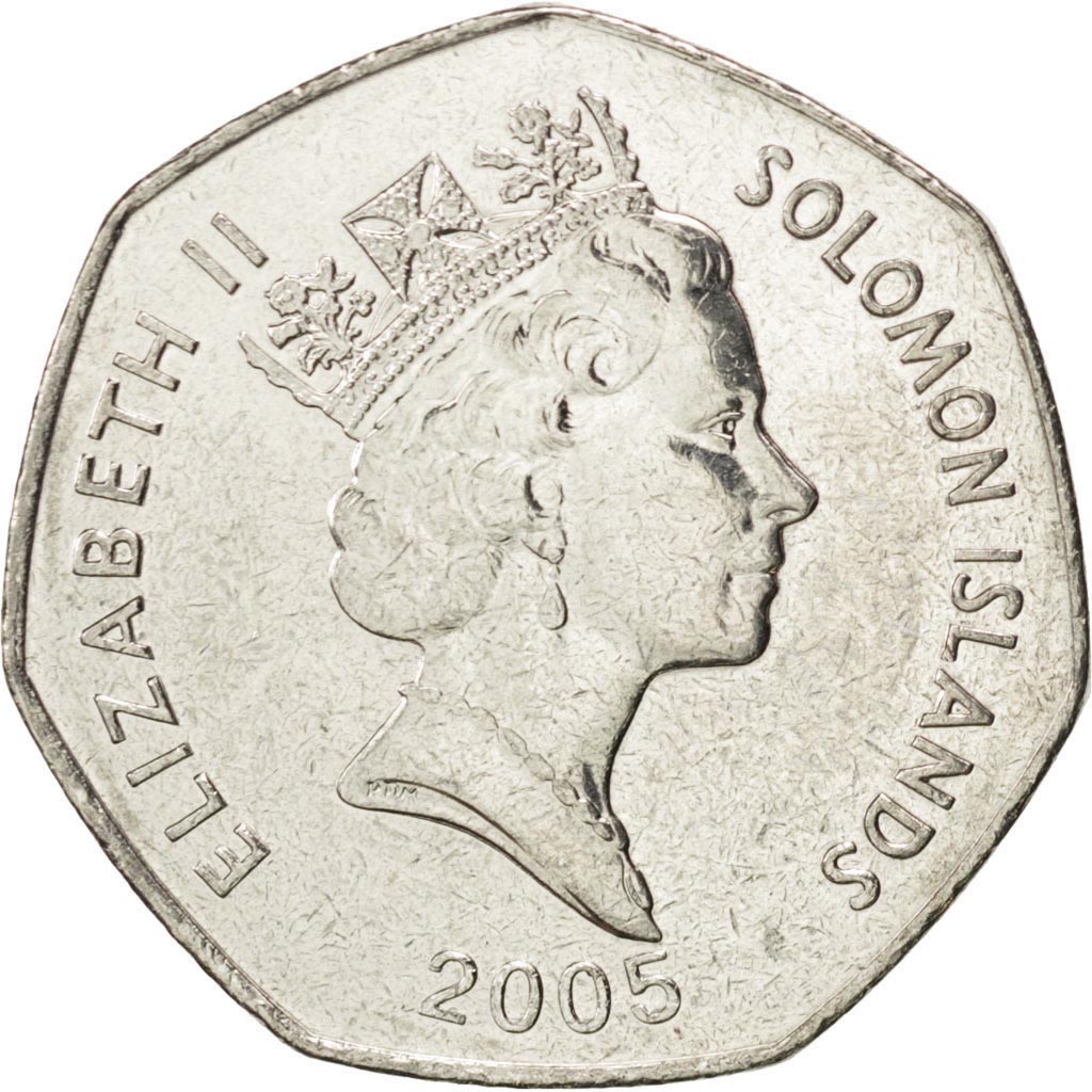 SOLOMON ISLANDS, Dollar, 2005, British Royal Mint, KM #72, MS(63),...