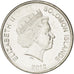 Coin, Solomon Islands, Elizabeth II, 20 Cents, 2012, MS(63), Nickel plated