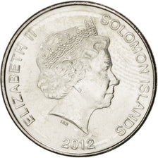 Munten, Salomoneilanden, Elizabeth II, 50 Cents, 2012, UNC-, Nickel plated