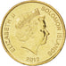 Coin, Solomon Islands, Elizabeth II, Dollar, 2012, MS(63), Aluminum-Bronze