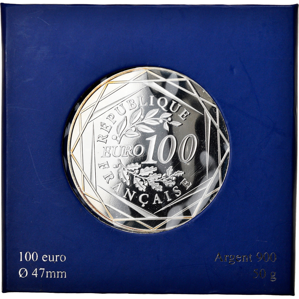 France, Monnaie de Paris, 100 Euro, Hercule, 2011, Paris, MS(65-70), Silver