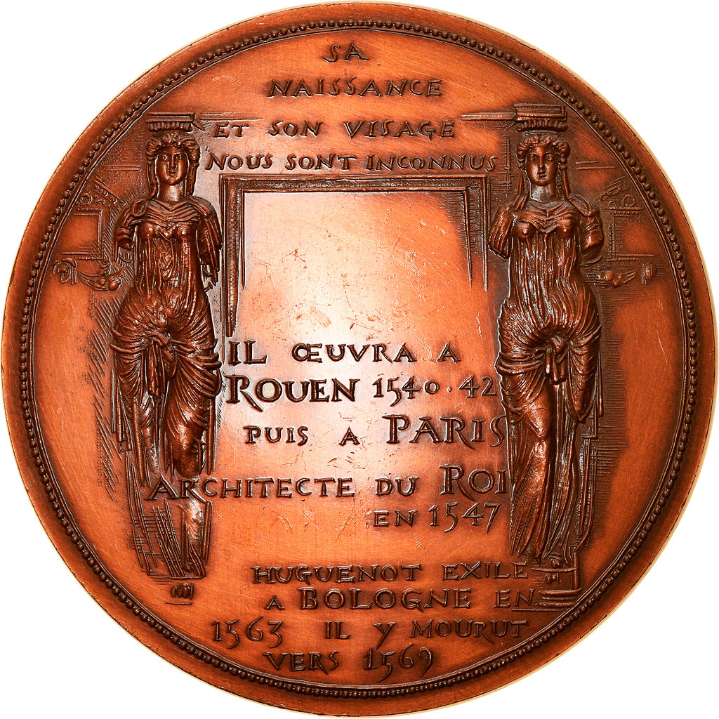 France, Médaille, Jean Goujon, Sculpteur du Roi, History, 1968, Corbin, SPL