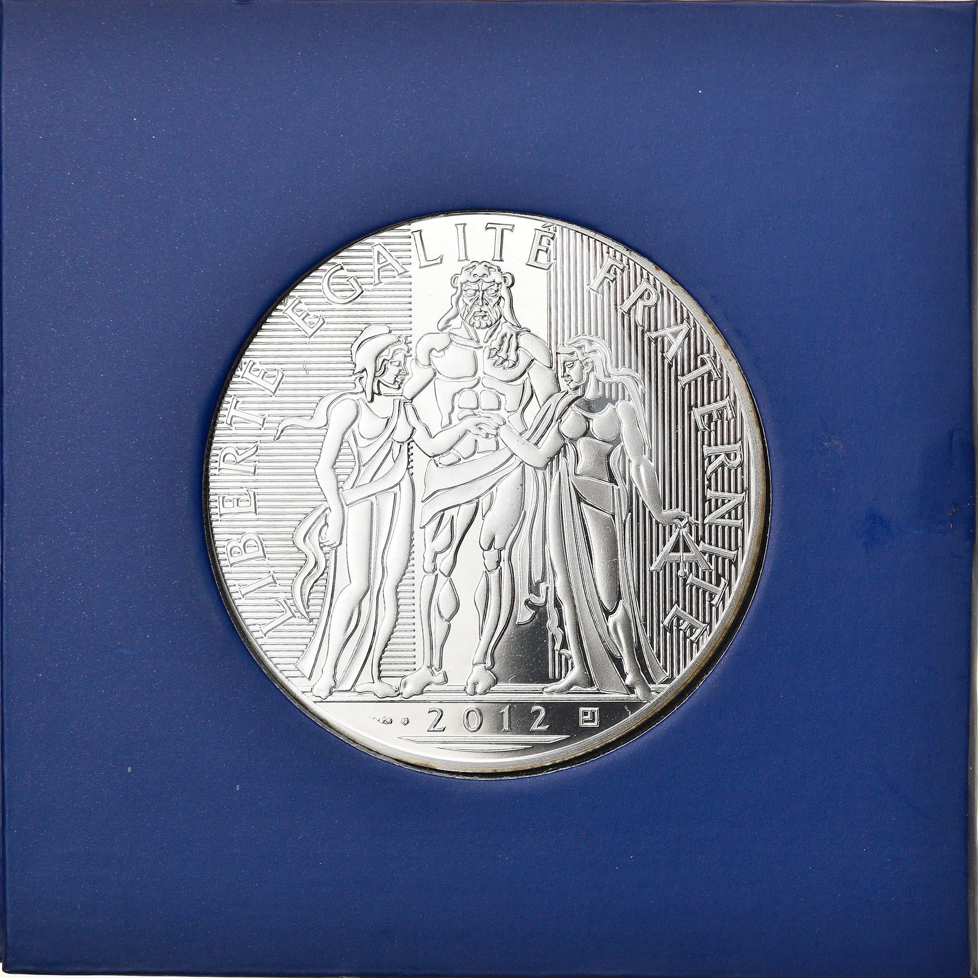 France, Monnaie de Paris, 100 Euro, Hercule, 2012, Paris, FDC, Argent