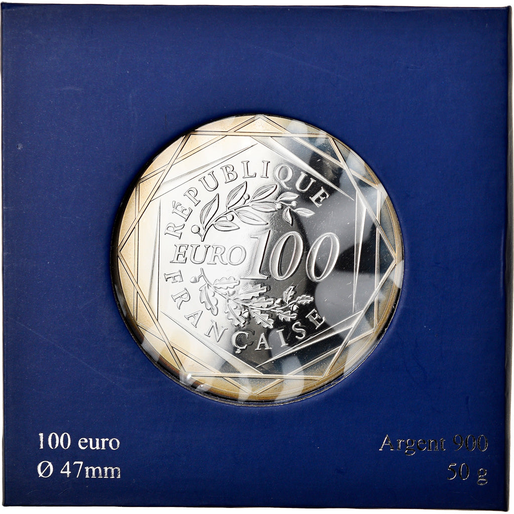 France, Monnaie de Paris, 100 Euro, Hercule, 2012, Paris, FDC, Argent