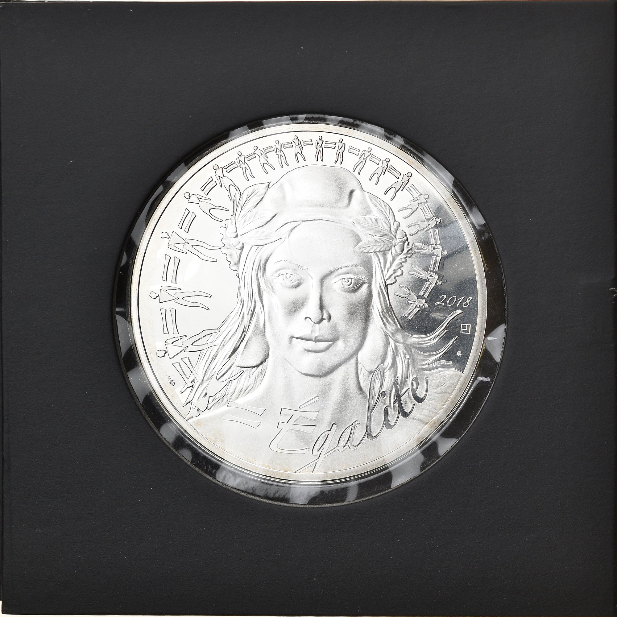 France, Monnaie de Paris, 100 Euro, Egalité, 2018, Paris, MS(65-70), Silver