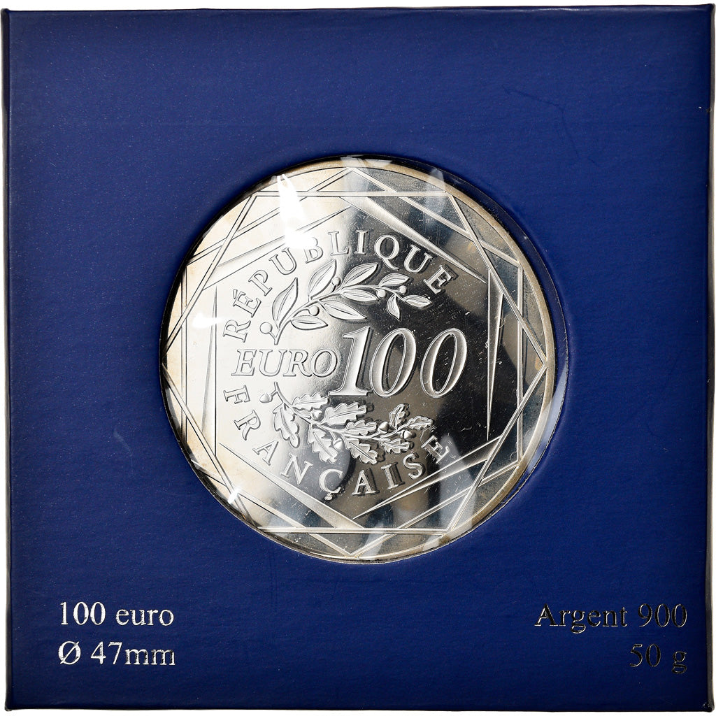 France, Monnaie de Paris, 100 Euro, Hercule, 2012, Paris, FDC, Argent
