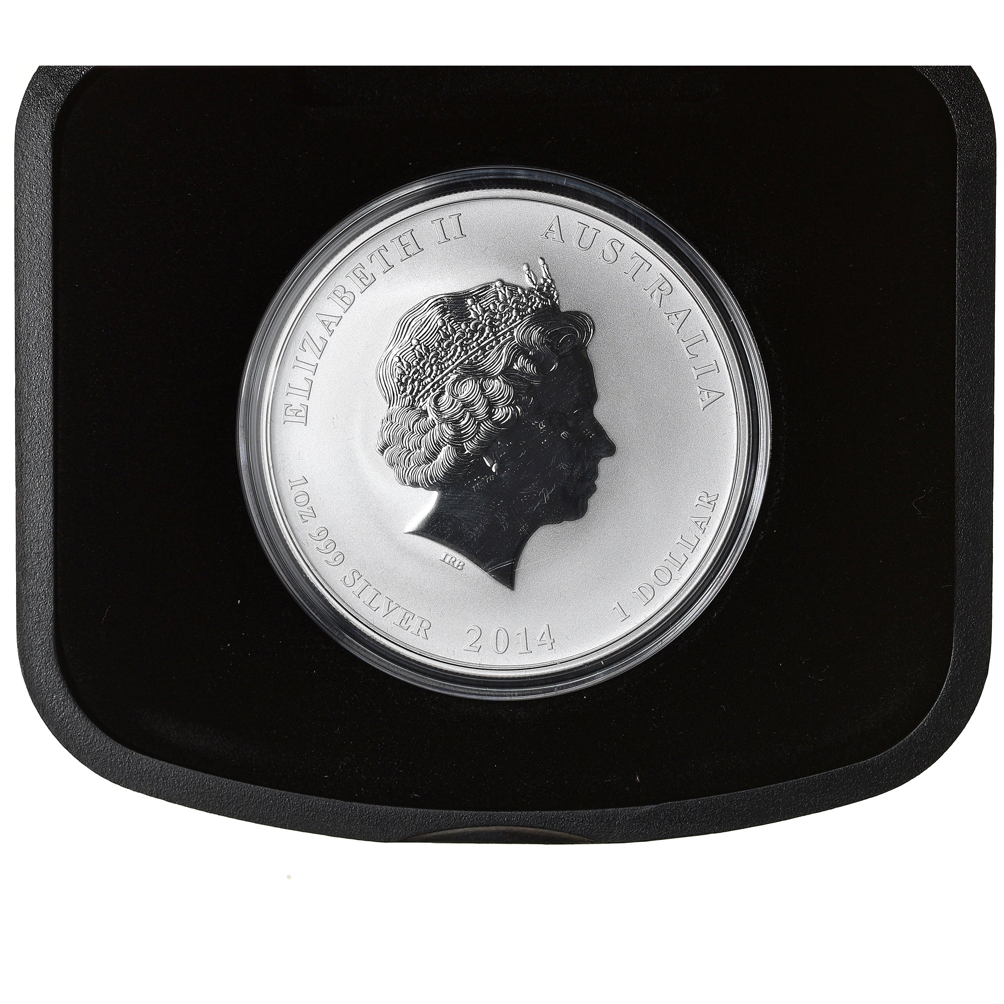 Coin, Australia, Year of the Horse, 1 Dollar, 2014, 1 Oz, MS(65-70), Silver