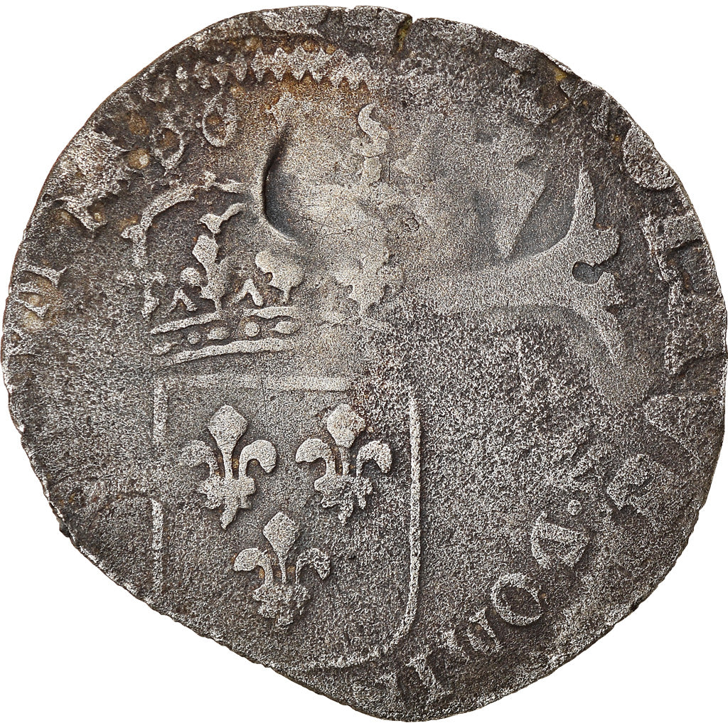 Coin, France, Louis XIV, Quinzain aux 8 L, 1696, Rouen, Very rare, VF(20-25)