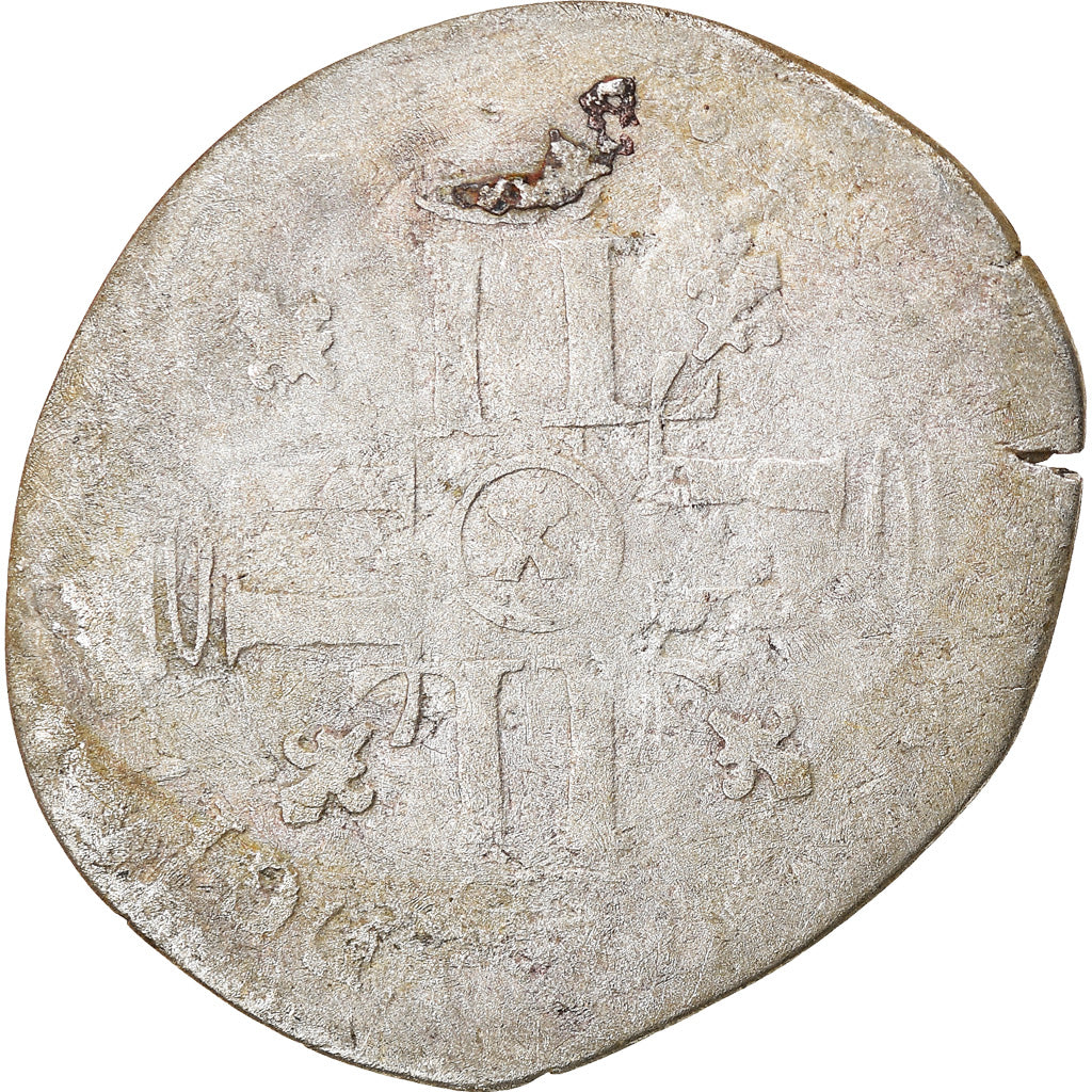 Munten, Frankrijk, Louis XIV, Quinzain aux 8 L, 1693, Amiens, FR, Billon