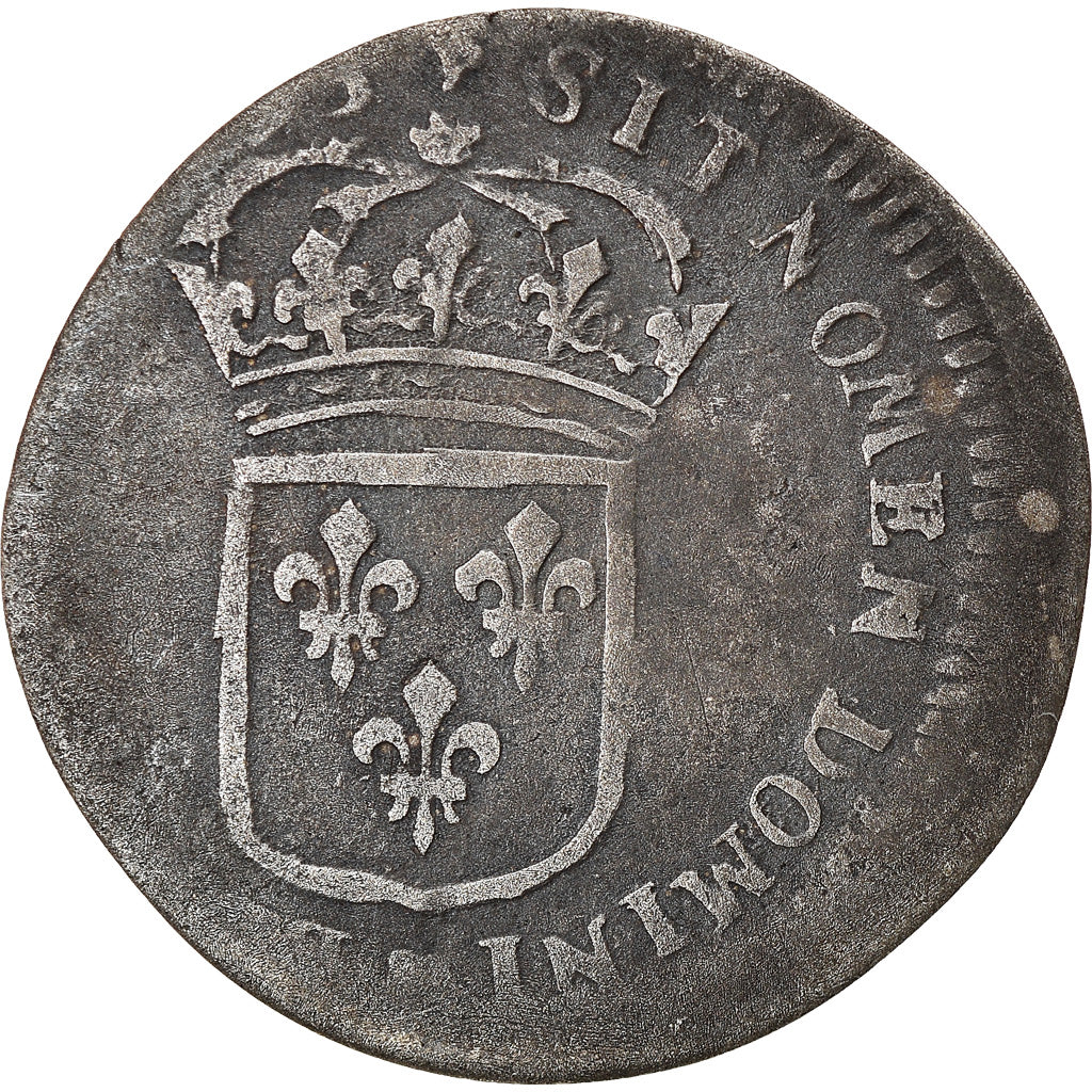 Monnaie, France, Louis XIV, Quinzain aux 8 L, 1693, Amiens, TB, Billon