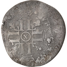 Moneda, Francia, Louis XIV, Quinzain aux 8 L, 1694, Amiens, BC+, Vellón