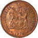 Moneda, Sudáfrica, 2 Cents, 1974, MBC+, Bronce, KM:83