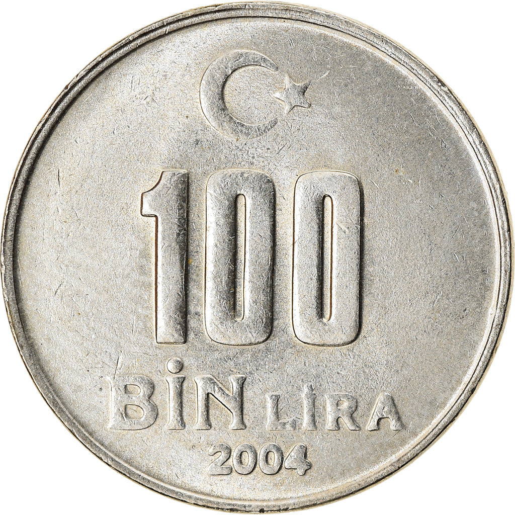 Moneta, Turchia, 100000 Lira, 100 Bin Lira, 2004, Istanbul, SPL-