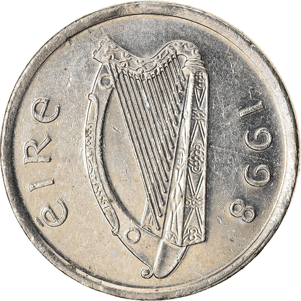 Coin, IRELAND REPUBLIC, 5 Pence, 1998, AU(50-53), Copper-nickel, KM:28