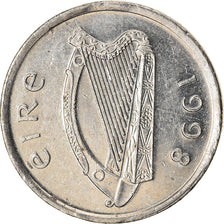 Coin, IRELAND REPUBLIC, 5 Pence, 1998, AU(50-53), Copper-nickel, KM:28