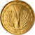 Coin, West African States, 25 Francs, 1975, AU(55-58), Aluminum-Bronze, KM:5