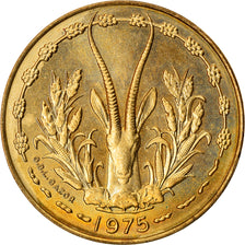 Moeda, Estados da África Ocidental, 10 Francs, 1975, MS(60-62)