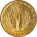 Moeda, Estados da África Ocidental, 10 Francs, 1975, MS(60-62)