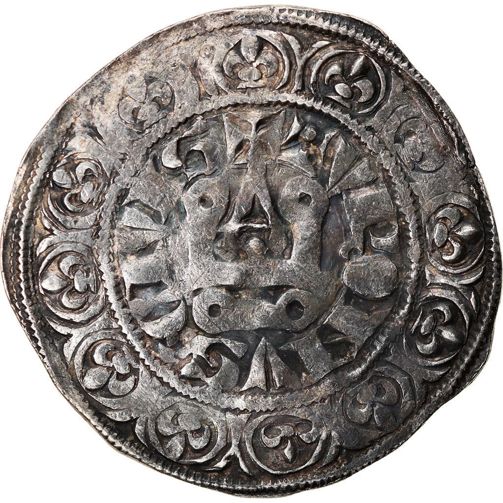 Coin, France, Philip IV, Gros Tournois, VF(30-35), Silver, Duplessy:214