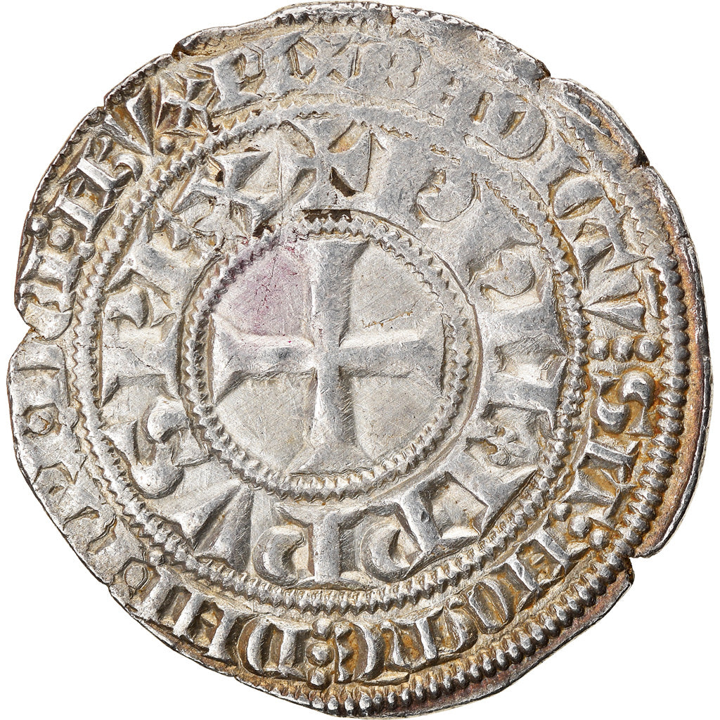 Coin, France, Philip IV, Gros Tournois, AU(50-53), Silver, Duplessy:214