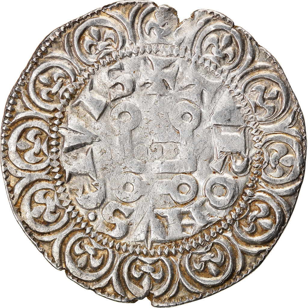 Moneta, Francja, Philip IV, Gros Tournois, EF(40-45), Srebro, Duplessy:213