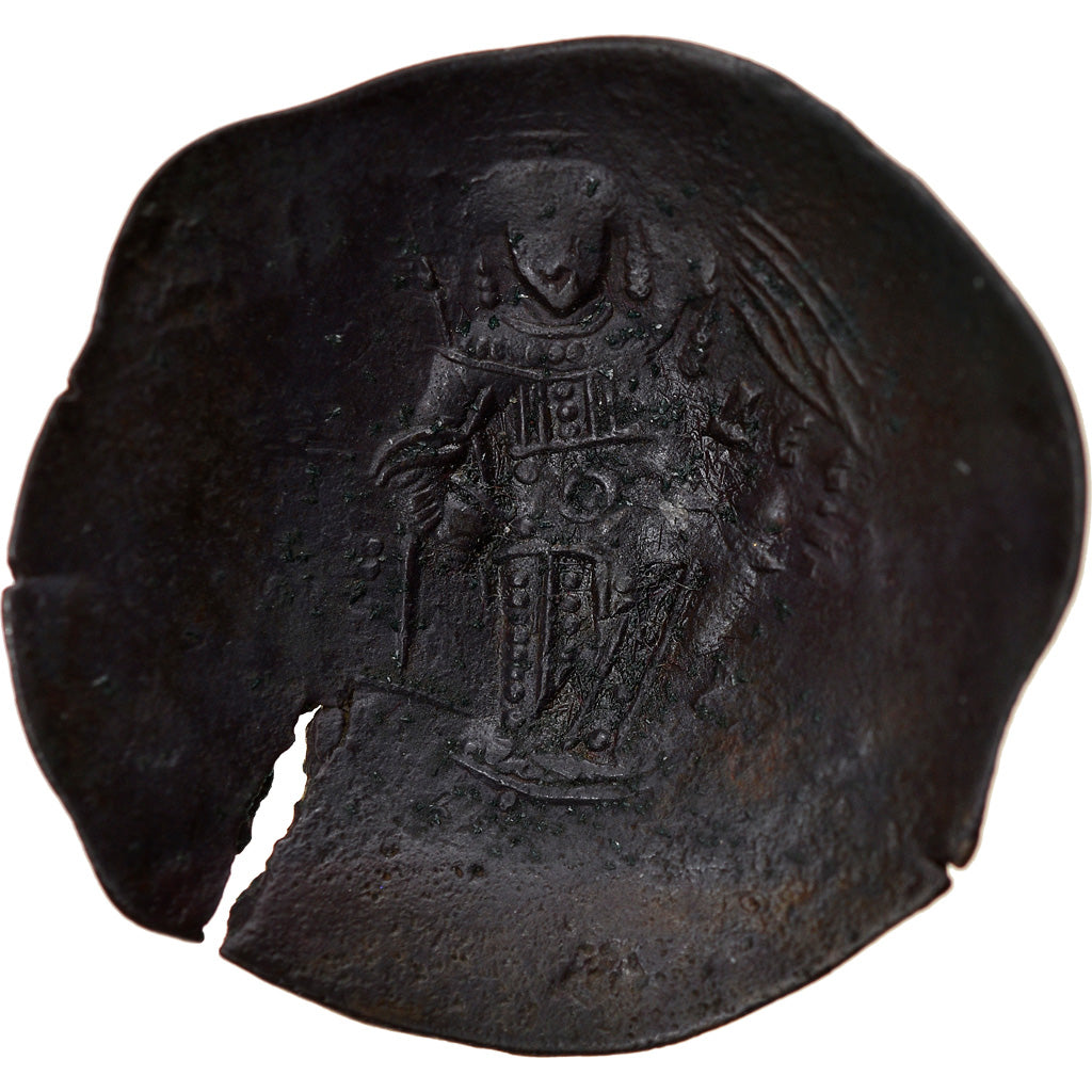 Moneda, Isaac II Angelus, Aspron trachy, 1185-1195, Constantinople, MBC