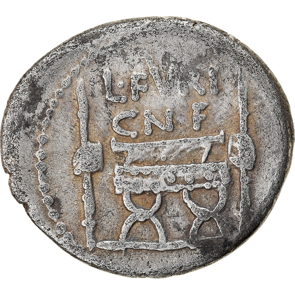 Coin, Furia, Denarius, 63 BC, Rome, VF(30-35), Silver, Crawford:414/1