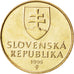 Münze, Slowakei, Koruna, 1995, UNZ, Bronze Plated Steel, KM:12