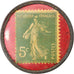 Münze, Frankreich, Pilules Pink, 5 Centimes, Timbre-Monnaie, SS, Aluminium