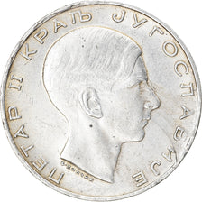 Coin, Yugoslavia, Petar II, 50 Dinara, 1938, EF(40-45), Silver, KM:24