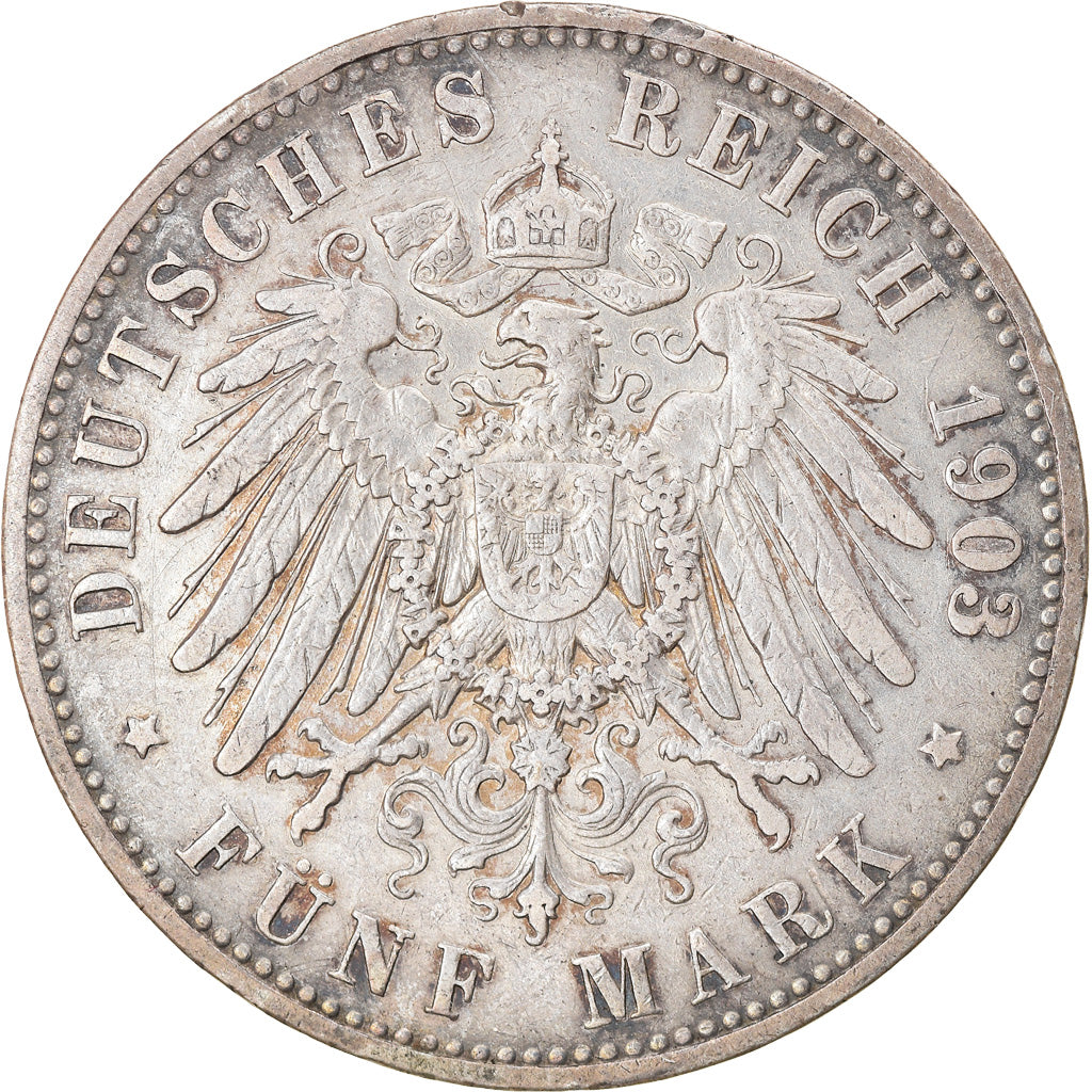 Münze, Deutsch Staaten, PRUSSIA, Wilhelm II, 5 Mark, 1903, Berlin, SS, Silber