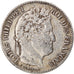 Moneda, Francia, Louis-Philippe, Franc, 1845, Paris, BC+, Plata, KM:748.1