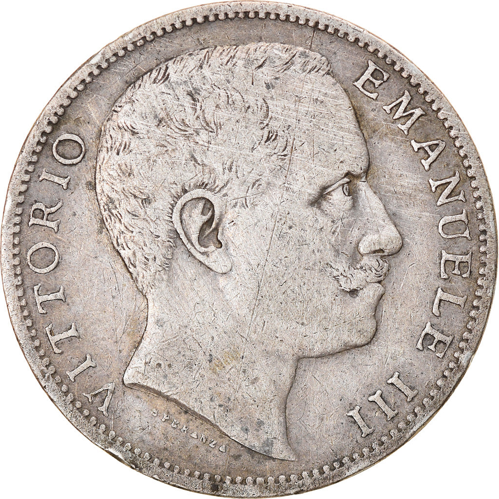 Monnaie, Italie, Vittorio Emanuele III, 2 Lire, 1905, Rome, TB+, Argent, KM:33