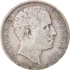 Monnaie, Italie, Vittorio Emanuele III, 2 Lire, 1905, Rome, TB+, Argent, KM:33