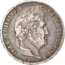 Coin, France, Louis-Philippe, 5 Francs, 1831, Lille, VF(30-35), Silver
