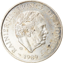 Monnaie, Monaco, Rainier III, 100 Francs, 1989, SUP, Argent, Gadoury:MC164