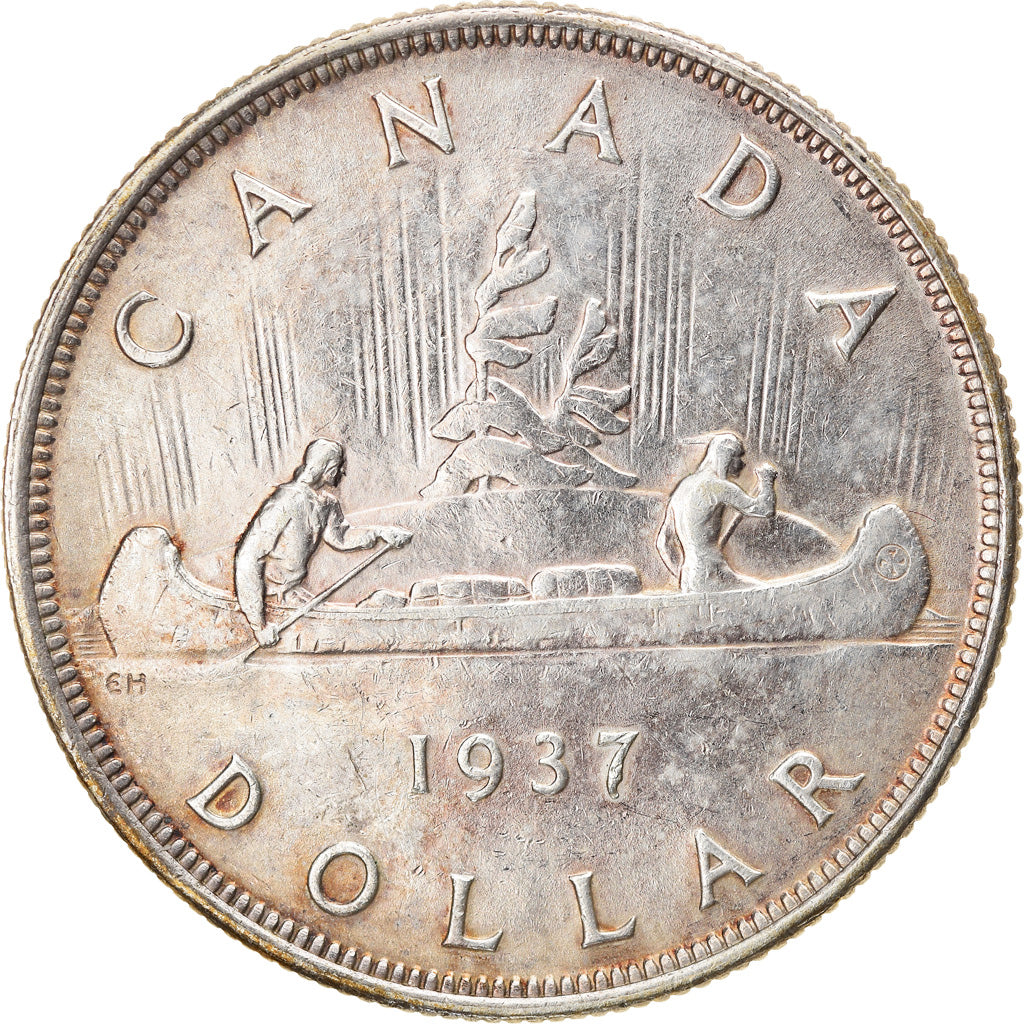 Coin, Canada, George VI, Dollar, 1937, Royal Canadian Mint, Ottawa, EF(40-45)