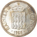 Moeda, Mónaco, Rainier III, 10 Francs, 1966, AU(55-58), Prata, KM:146